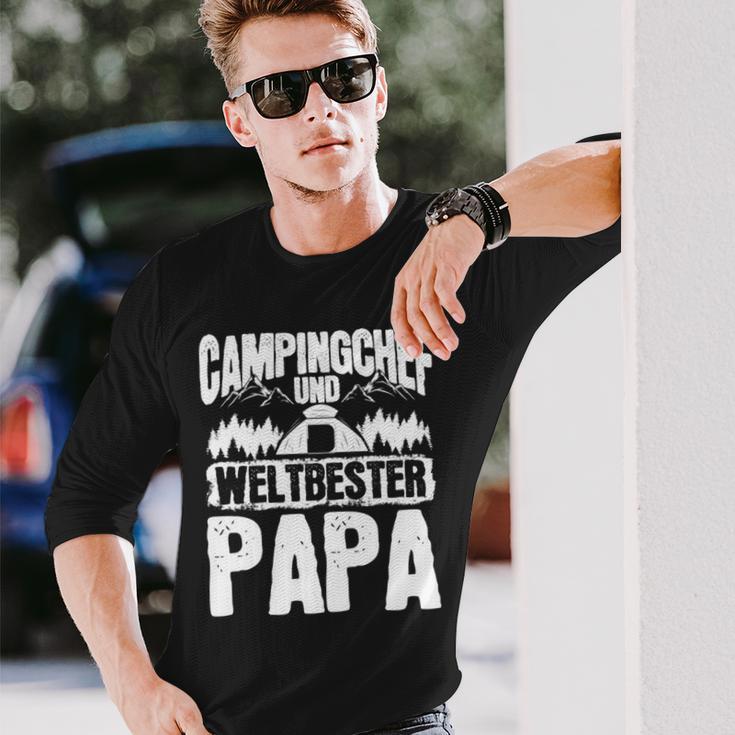 Wohnwagen Campingurlaub Bester Papaatertag Campen Langarmshirts Geschenke für Ihn