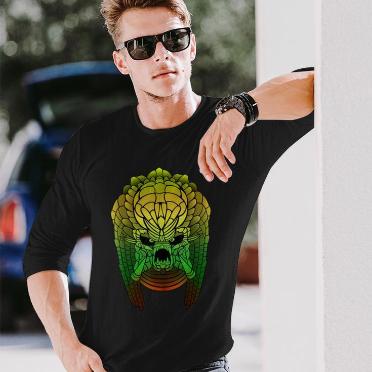 Yautja Sci-Fi Monster Long Sleeve T-Shirt Gifts for Him