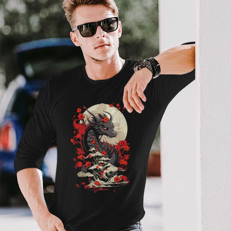 Year Of The Dragon Zodiac Lunar New Year 2024 Long Sleeve T-Shirt Gifts for Him