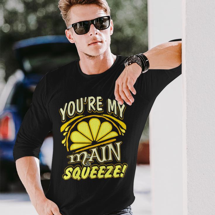 You're My Main Squeeze Lemon 4 Colors Long Sleeve T-Shirt Gifts for Him