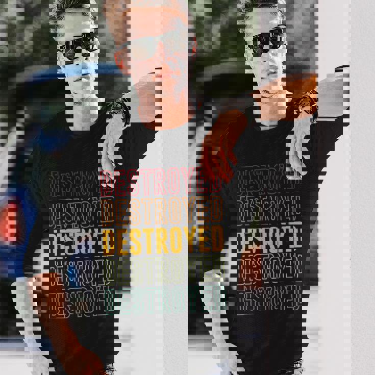 Zerstörter Stolz Zerstört Langarmshirts Geschenke für Ihn