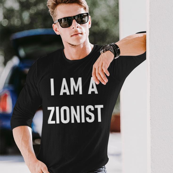 I Am A Zionist Long Sleeve T-Shirt Gifts for Him