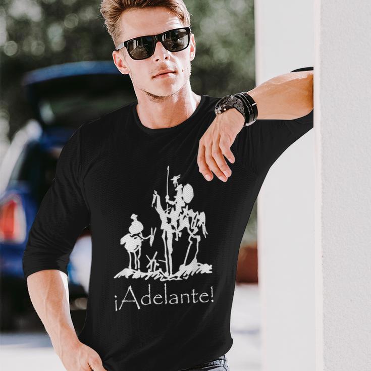 ¡Adelante Don Quijote Sancho Panza S Langarmshirts Geschenke für Ihn