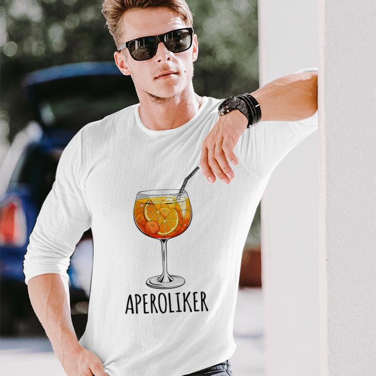 Aperoliker Team Spritz Fan Team Aperoliker Gray Langarmshirts Geschenke für Ihn