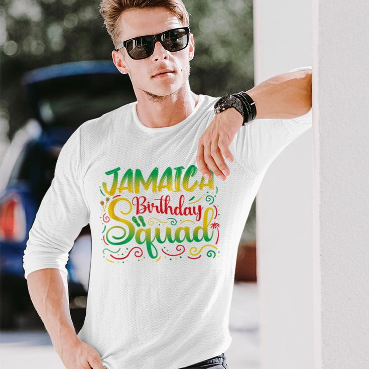 Birthday Girls Jamaica Squad Trip 2024 Party Outfit Matching Long Sleeve T-Shirt Gifts for Him