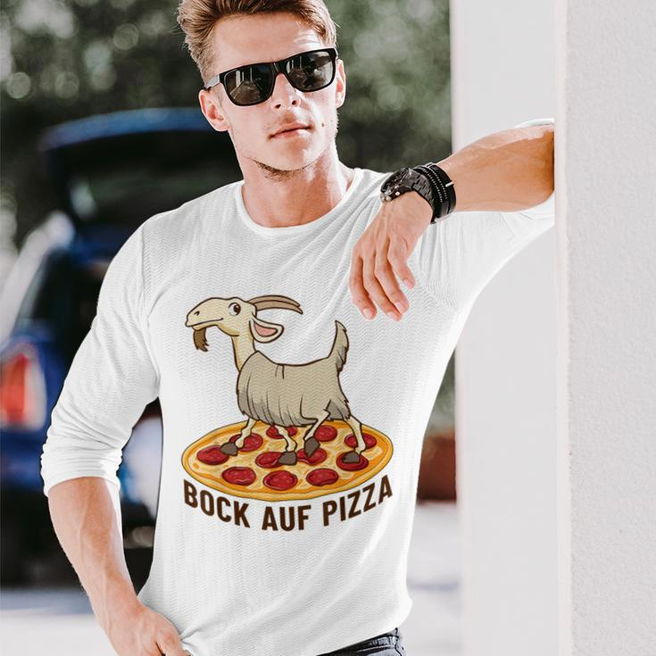 Bock Auf Pizza German Language Langarmshirts Geschenke für Ihn