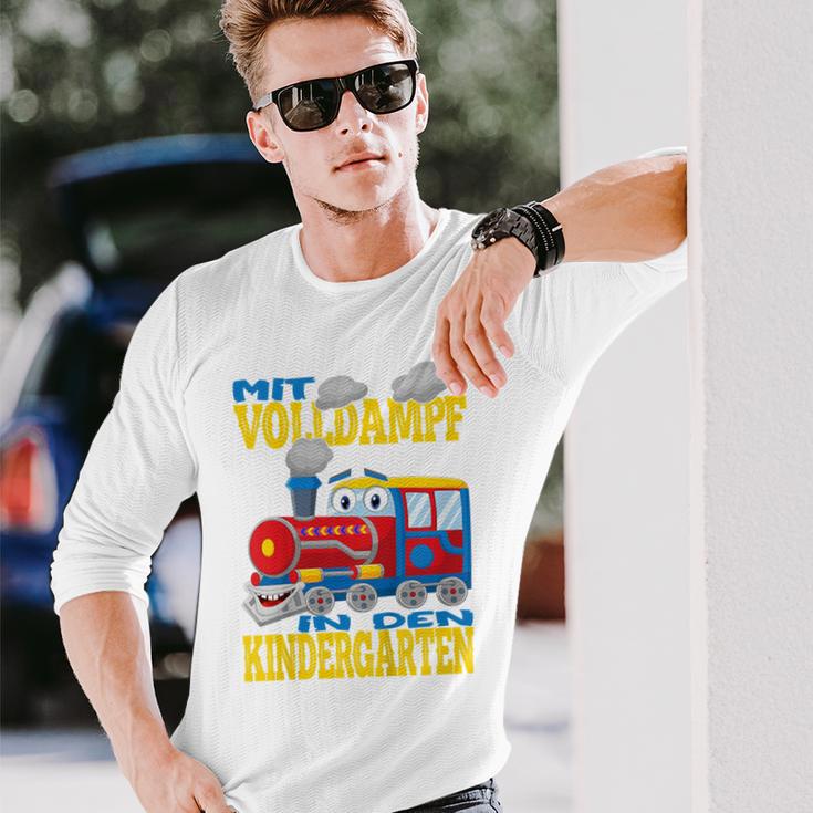 Children's Mitollteamf In Den Kindergarten Steam Train Langarmshirts Geschenke für Ihn