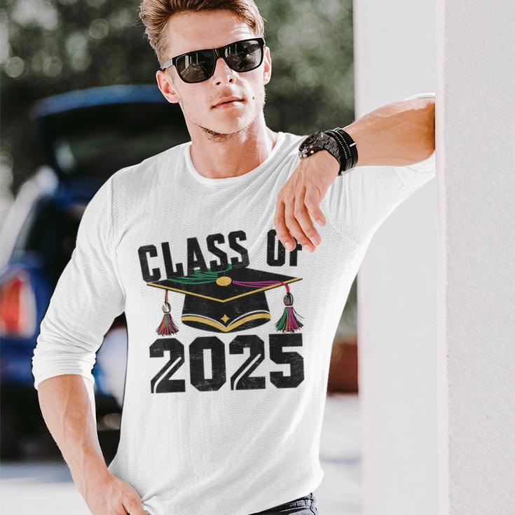 Class Of 2025 Congrats Grad Graduate Congratulations Long Sleeve T-Shirt Gifts for Him