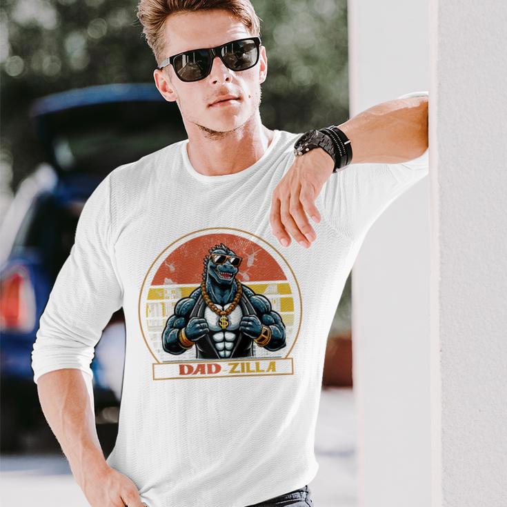 Cool Dad Herren Top Dad Brozilla Geschenkeatertag Für Papa Raglan Langarmshirts Geschenke für Ihn