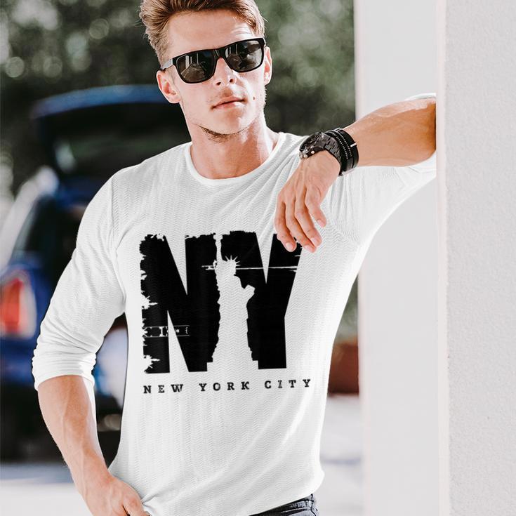 Cool Vintage New York City Style New York City Long Sleeve T-Shirt Gifts for Him