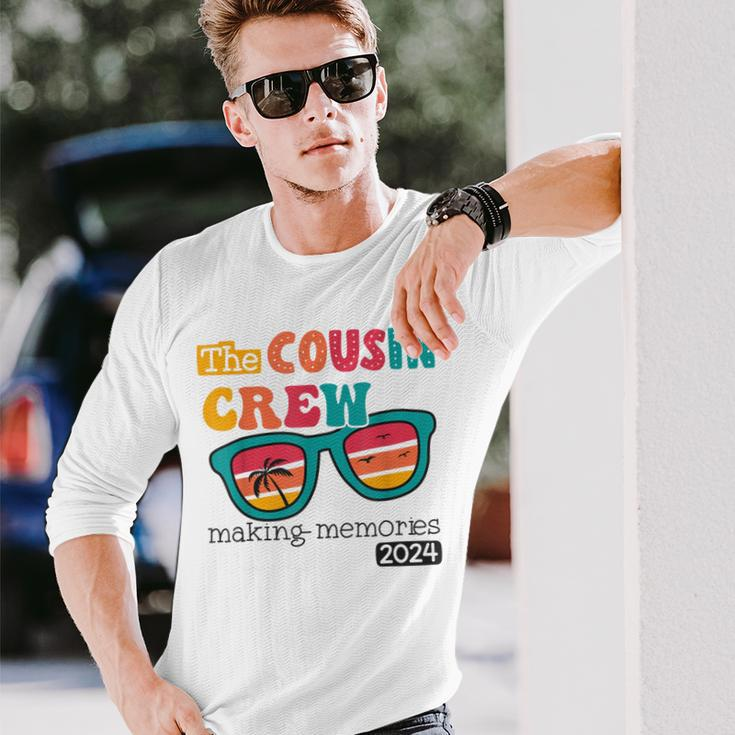 Cousin Crew 2024 Making Memories Summer Family Vacation Long Sleeve T-Shirt Gifts for Him