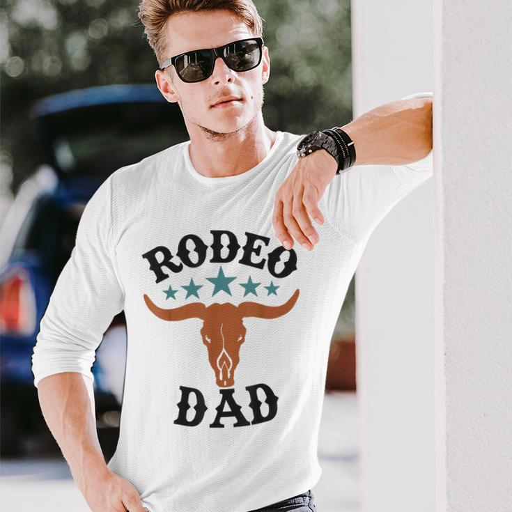 Dad 1St First Birthday Cowboy Western Rodeo Party Matching Long Sleeve T-Shirt Gifts for Him