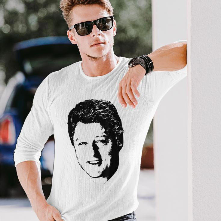 Democrat Bill President Clinton Winning Smile Long Sleeve T-Shirt Gifts for Him