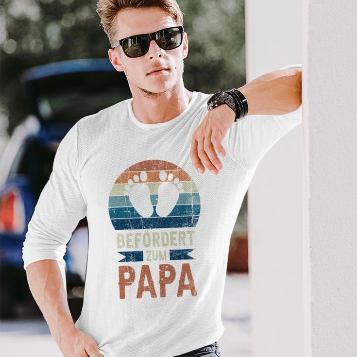 Für Papa Zur Geburt Frischgebackener Papa Retro Langarmshirts Geschenke für Ihn