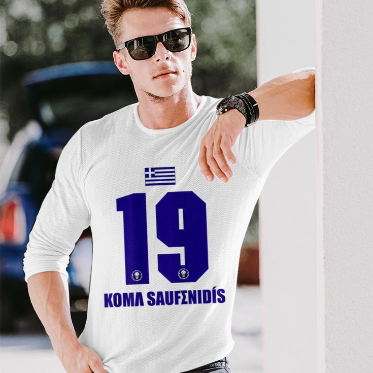 Greece Sauf Koma Saufenidis S Langarmshirts Geschenke für Ihn