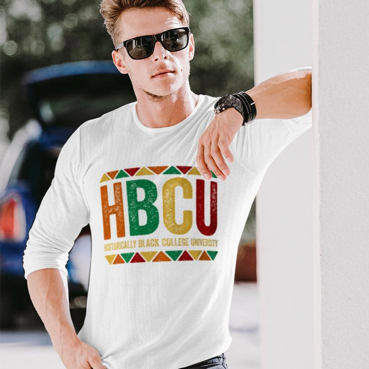 Hbcu Historically Black College University Long Sleeve T-Shirt Gifts for Him