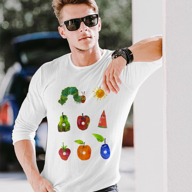 Hungry Caterpillar Fruit Always Hungry Caterpillar Saturday Long Sleeve T-Shirt Gifts for Him
