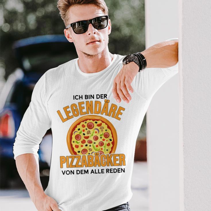 Ich Bin Der Legendary Pizza Baker Der Weltbeste Pizzabäcker Langarmshirts Geschenke für Ihn