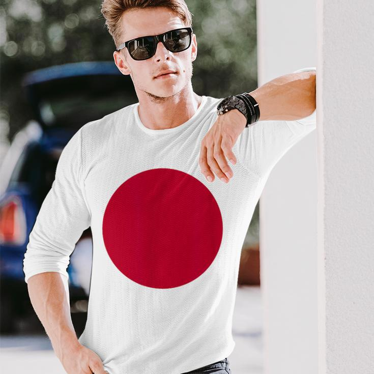Japan Rising Sun Japanese Flag Nisshoki Hinomaru Long Sleeve T-Shirt Gifts for Him