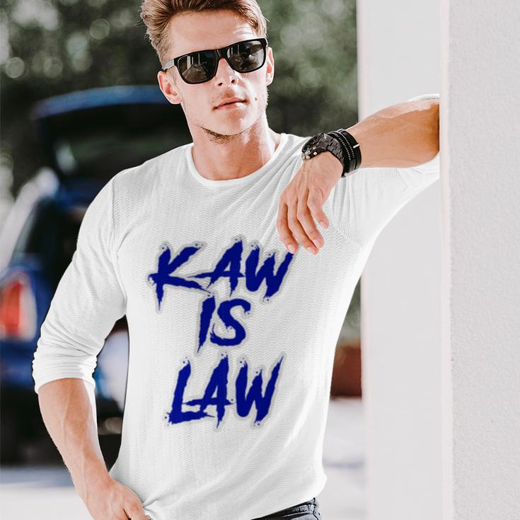 Kakaw Is Law Battlehawks St Louis Football Tailgate Long Sleeve T-Shirt Gifts for Him