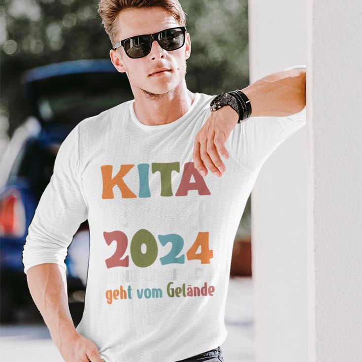 Kinder Kindertagesstätte Abschied Kinder Kita Abgänger 2024 Langarmshirts Geschenke für Ihn