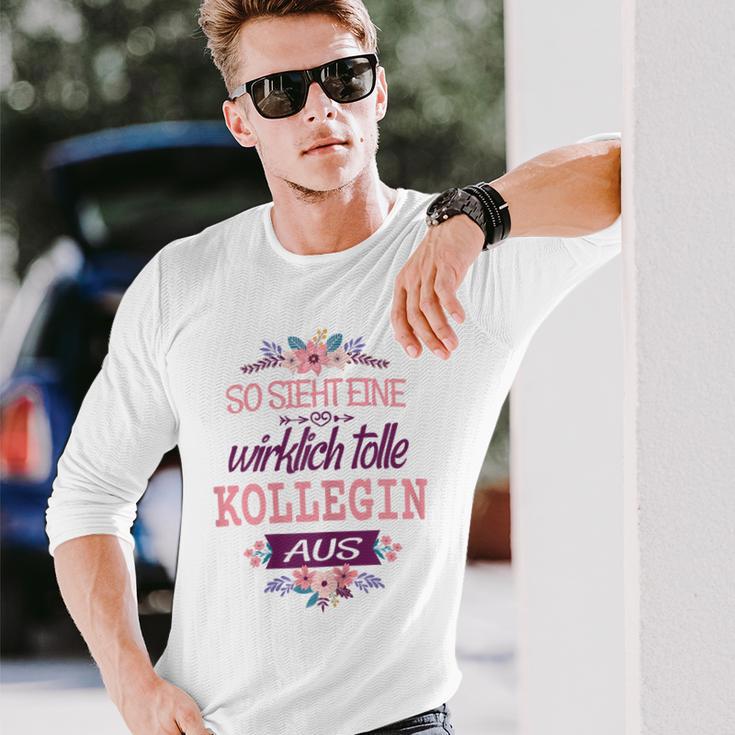 Kollegin Geburtstag Arbeitskollegin Arbeit Spruch Lustig Langarmshirts Geschenke für Ihn