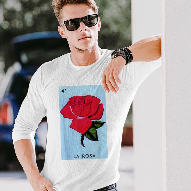La Rosa Card Mexican Lottery Card Long Sleeve T-Shirt Gifts for Him