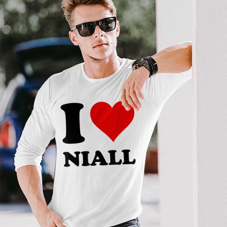 I Love Niall Langarmshirts Geschenke für Ihn