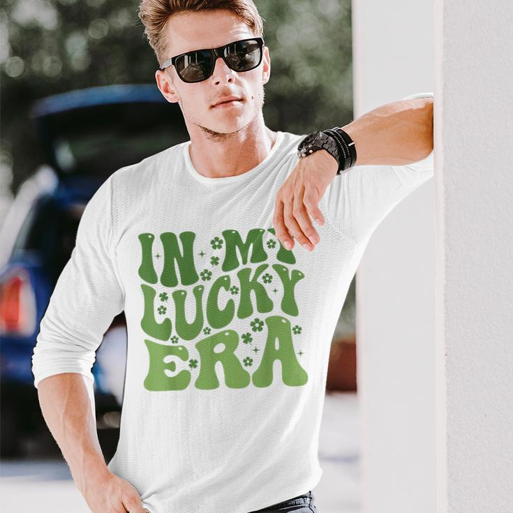 In My Lucky Era St Patrick's Day Long Sleeve T-Shirt Gifts for Him