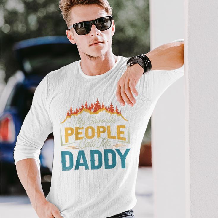 Meine Lieblingsleute Nennen Mich Papa Raglan Langarmshirts Geschenke für Ihn