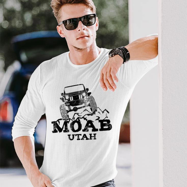 Moab Utah Off Roading 4X4 Souvenir Long Sleeve T-Shirt Gifts for Him