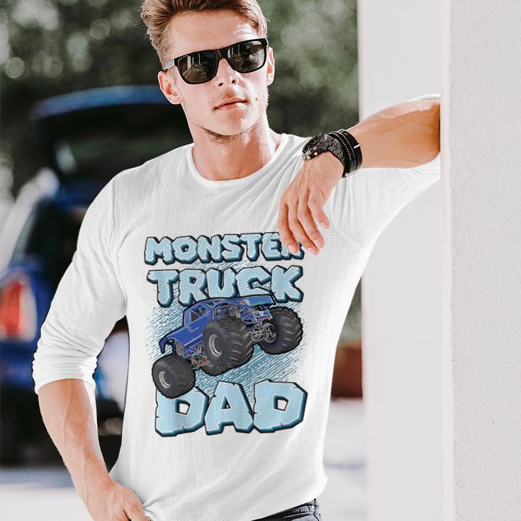 Monster Truck Papa Füräter Cooler Papa Lustiger Monstertruck Langarmshirts Geschenke für Ihn