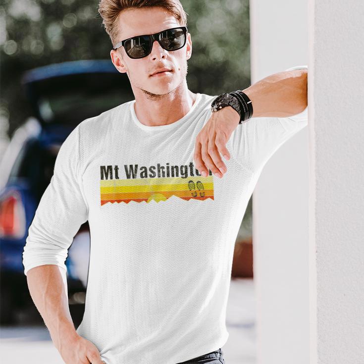 Mt Washington Nh Vintage Mt Washington Long Sleeve T-Shirt Gifts for Him