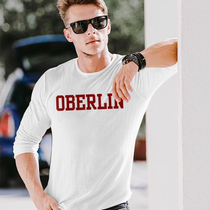 Oberlin College 02 Long Sleeve T-Shirt Gifts for Him