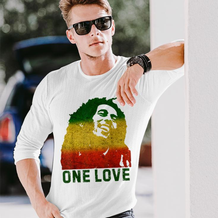 One Reggae Love Reggae Music Lover Jamaica Rock Roots Long Sleeve T-Shirt Gifts for Him