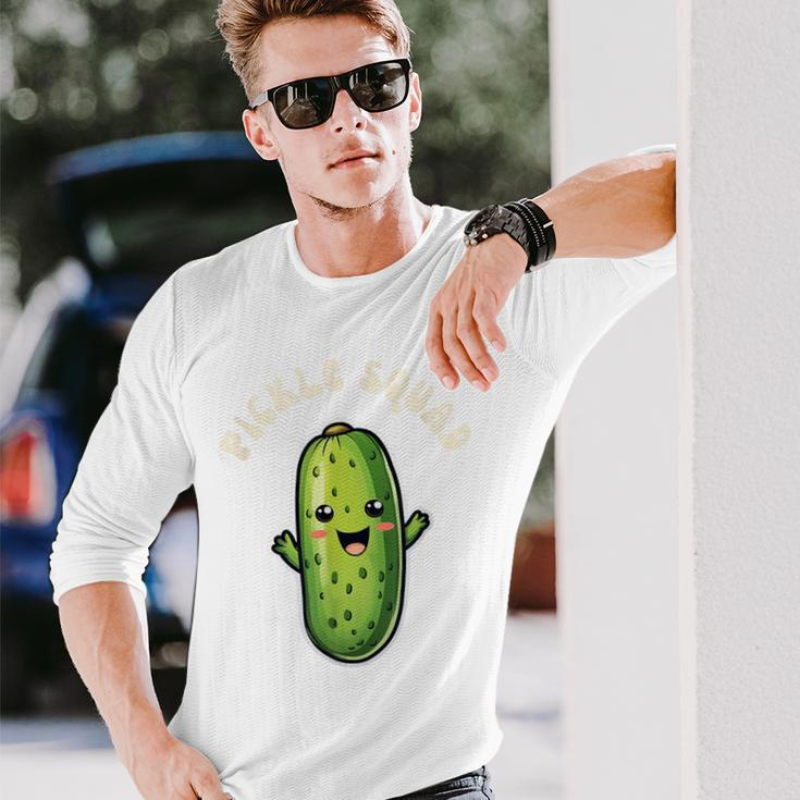 Pickle Squad Pickles Lover Long Sleeve T-Shirt Gifts for Him