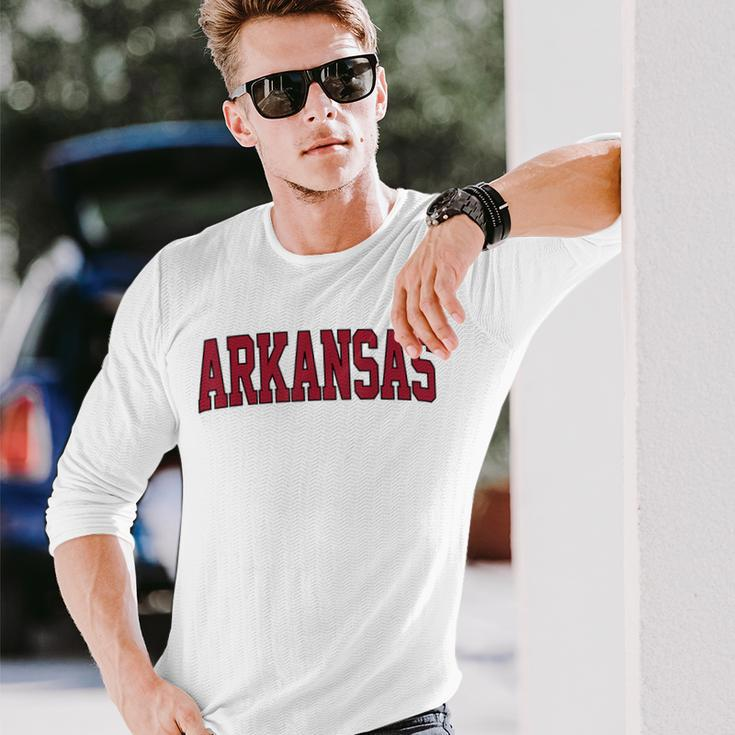 Retro Arkansas Vintage Arkansas Lovers Classic Long Sleeve T-Shirt Gifts for Him