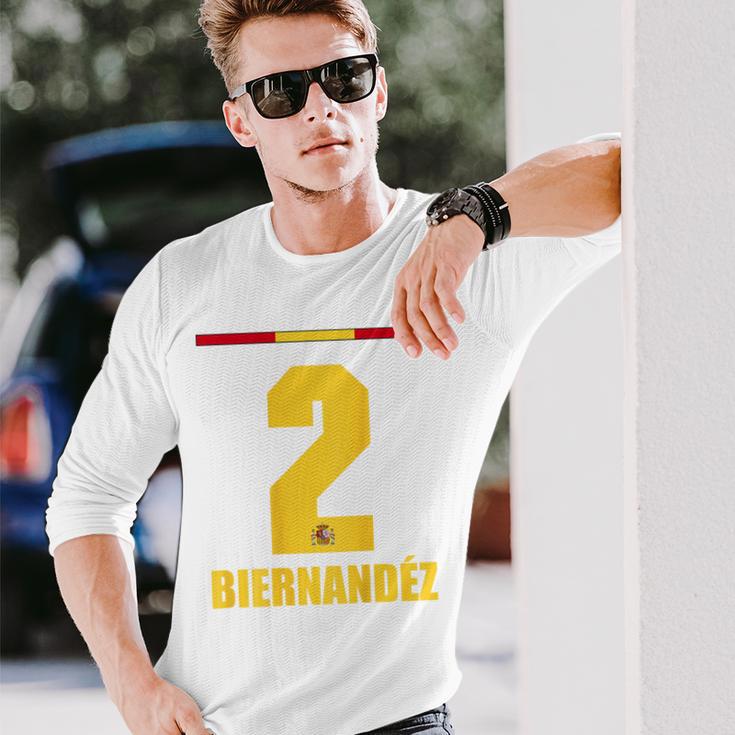 Spain Sauf Jersey Biernandez Saufamen Langarmshirts Geschenke für Ihn