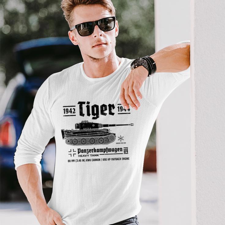 Tiger Panzer Pzkpfwi World War 2Intage Langarmshirts Geschenke für Ihn