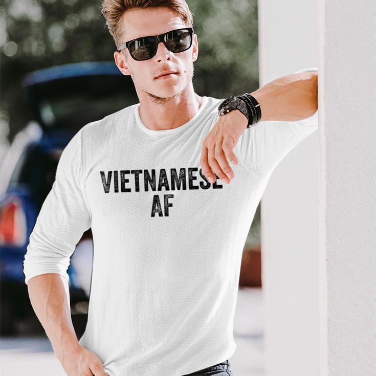 Vietnamese Af Pride Country Vietnam Long Sleeve T-Shirt Gifts for Him