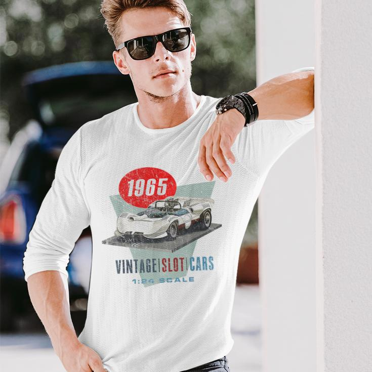 Vintage Slot Car Racing Long Sleeve T-Shirt Gifts for Him