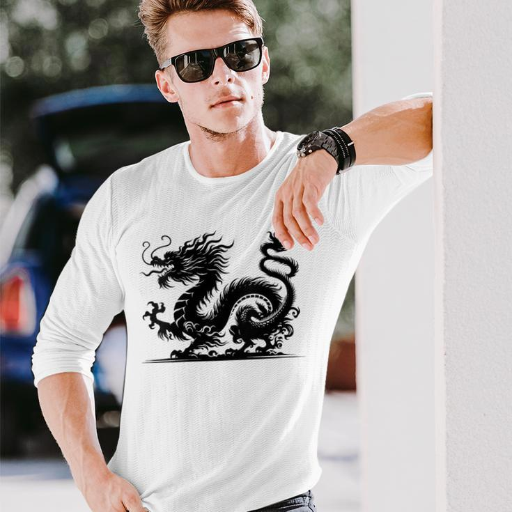 Year Of The Dragon Chinese New Year Zodiac Long Sleeve T-Shirt Gifts for Him
