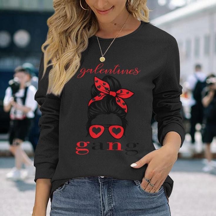 2023 Galentines GangValentine's Day Sunglasses Girl Long Sleeve T-Shirt Gifts for Her