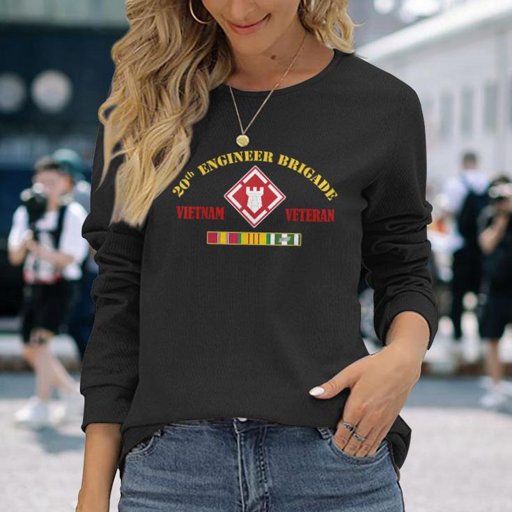 20Th Engineer Brigade Vietnam Veteran Long Sleeve T-Shirt Gifts for Her