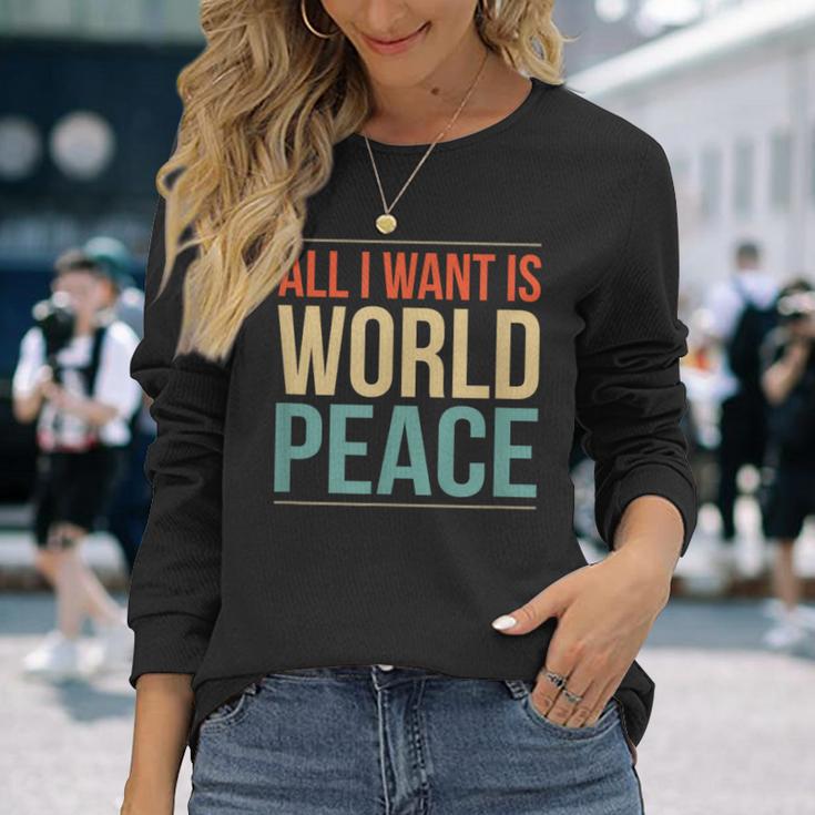 Alle Ich Wollen All I Want Langarmshirts Geschenke für Sie