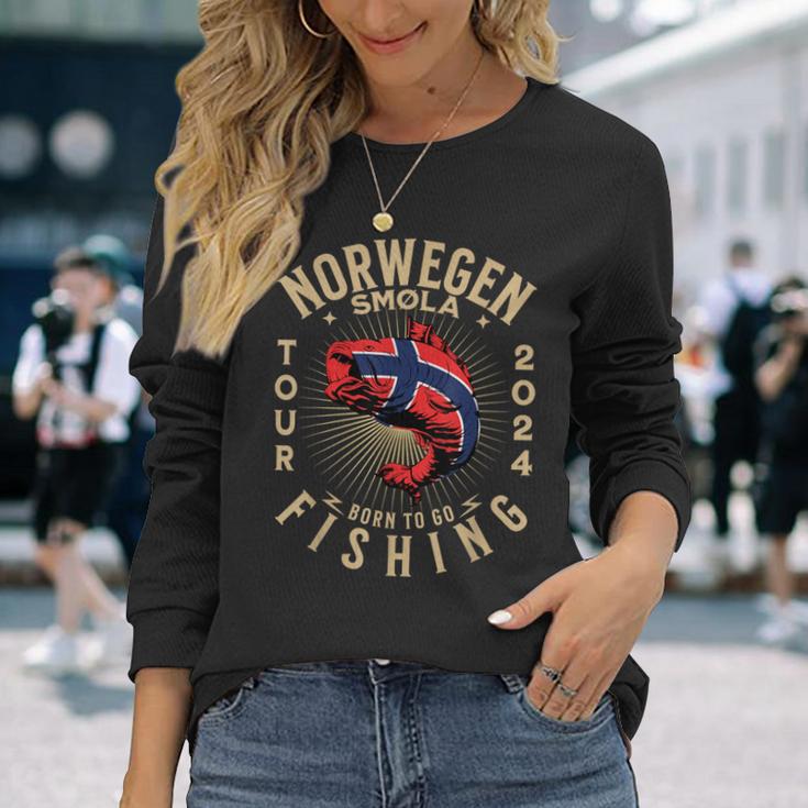 Angelurlaub Angeltour In Norwegen Smøla Langarmshirts Geschenke für Sie