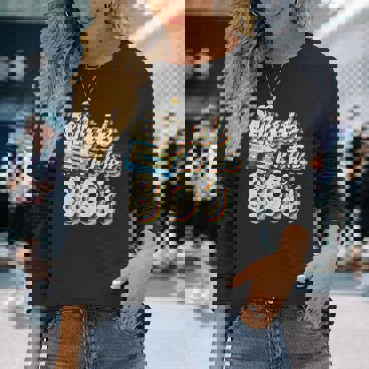 Años 80 Me Encantan Los 80 -Intage Retro Camiseta de manga larga Regalos para ella