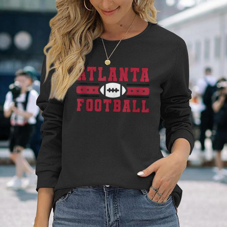 Atlanta Football Hometown Pride Sunday Fandom Gear Long Sleeve T-Shirt Gifts for Her