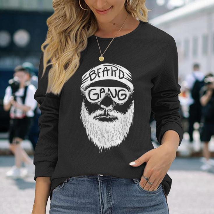 Beard Gang Great Men's Beard Club Long Sleeve T-Shirt Gifts for Her