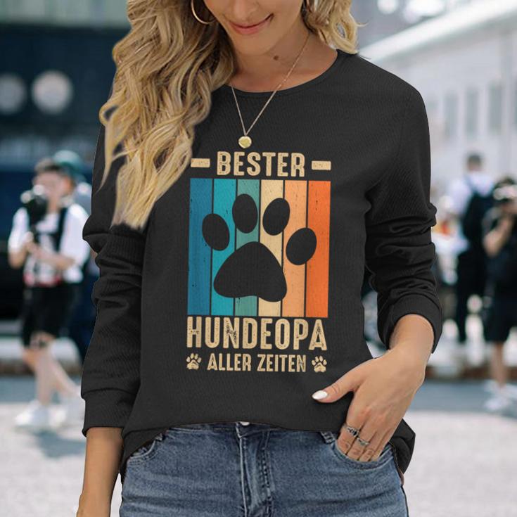 Best Dog Grandpa Of All Times Langarmshirts Geschenke für Sie